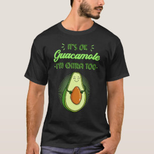 Avocado Guacamole Mexicaans Vegan Guac Eten Cinco  T-shirt