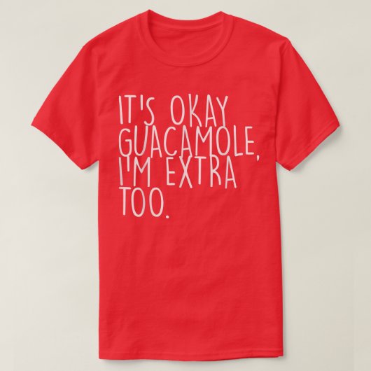 Avocado Guacamoleits okey GuacamoleGuacamole T-shirt (Design voorkant)
