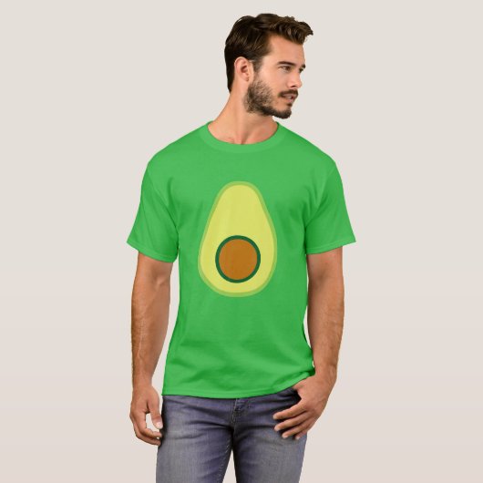 Avocado Halloween Costume Cute Trendy Group Fruit T-shirt (Voorkant volledig)