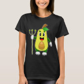 Avocado Halloween Duivel T-shirt (Voorkant)