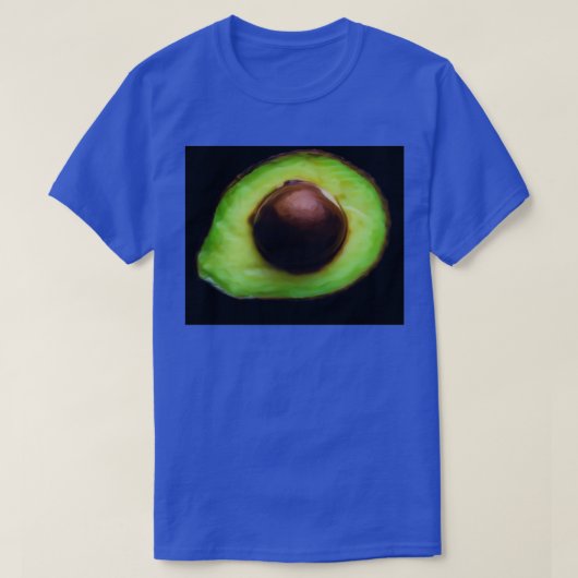 Avocado halve olie schilderij 3 t-shirt (Design voorkant)
