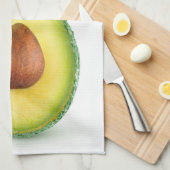 Avocado halve theedoek (Quarter Fold)