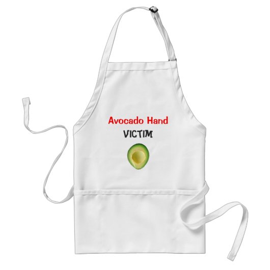 Avocado Hand Slachtoffer 4Gloria Standaard Schort (Voorkant)
