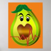 avocado harsvriendelijke voeding poster (Voorkant)