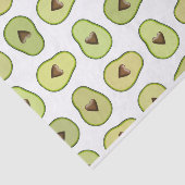Avocado Hart Fruit Fiesta Baby Shower Feest Tissuepapier (Detail)