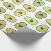 Avocado Hart Fruit Fiesta Baby Shower Feestje Cadeaupapier (Hoek)