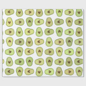 Avocado Hart Fruit Fiesta Baby Shower Feestje Cadeaupapier (Vlak)