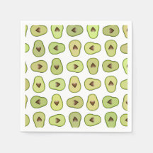 Avocado Hart Fruit Trendy Voedsel Baby Shower Fees