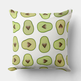 Avocado Hart Gezonde Fruit Pretttige Feestelijke P Kussen