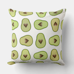 Avocado Hart Gezonde Fruit Pretttige Feestelijke P Kussen