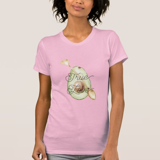 Avocado Hart Lepel T-shirt (Voorkant)