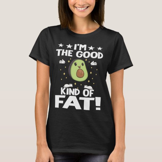Avocado  Healthy Fruit Guacamole Vegetarian Vegan  T-shirt (Voorkant)