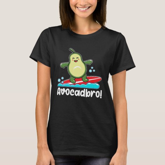Avocado  Healthy Fruit Guacamole Vegetarian Vegan  T-shirt (Voorkant)
