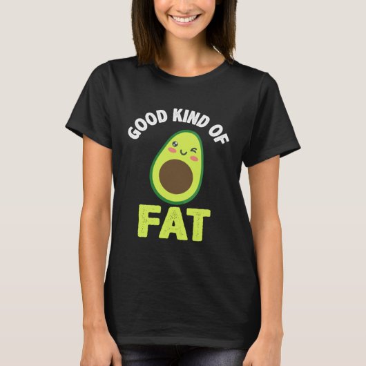 Avocado  Healthy Fruit Guacamole Vegetarian Vegan  T-shirt (Voorkant)