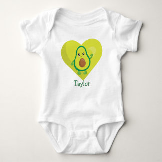 Avocado Heart Romper