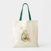 Avocado Heart Spoon True Love Tote Bag (Voorkant)