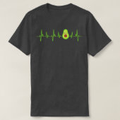 Avocado Heartbeat - avocado for men and women T-Sh T-shirt (Design voorkant)
