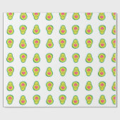 Avocado Hearts Trendy Cadeaupapier (Vlak)
