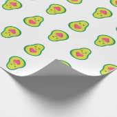 Avocado Hearts Trendy Cadeaupapier (Hoek)