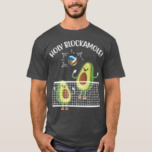 Avocado Heilige Blackamole Volleyball Lover Athlet T-shirt