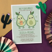 Avocado Heilige Guacamole Baby shower