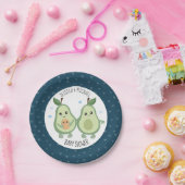 Avocado Heilige Guacamole Baby shower Papieren Bordje (Feest)