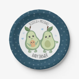 Avocado Heilige Guacamole Baby shower Papieren Bordje