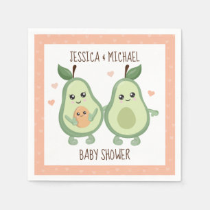 Avocado Heilige Guacamole Baby shower Servet
