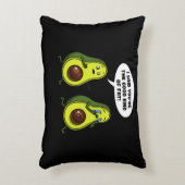 Avocado het goede soort vet grappenmaker Vegan Jok Accent Kussen (Voorkant(Verticaal))