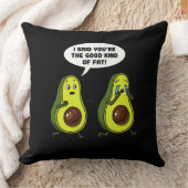 Avocado het goede soort vet grappenmaker Vegan Jok Kussen (Deken)