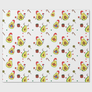 Avocado Holiday Wrapping Paper Cadeaupapier