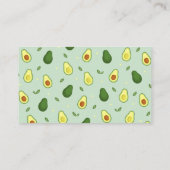 Avocado Holy Guacamole Baby shower Luier Raffle Informatiekaartje (Achterkant)