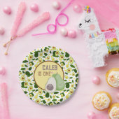 Avocado Holy Guacamole Fiesta 1e verjaardagsfeestj Papieren Bordje (Feest)