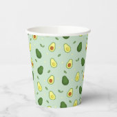 Avocado Holy Guacamole Groen Baby shower Verjaarda Papieren Bekers (Links)