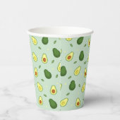 Avocado Holy Guacamole Groen Baby shower Verjaarda Papieren Bekers (Rechts)