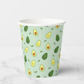 Avocado Holy Guacamole Groen Baby shower Verjaarda Papieren Bekers (Voorkant)