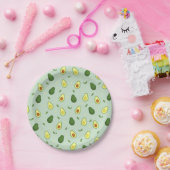 Avocado Holy Guacamole Groen Baby shower Verjaarda Papieren Bordje (Feest)