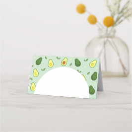 Avocado Holy Guacamole Groen Baby shower Verjaarda Plaatskaartje