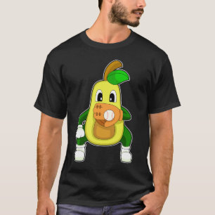 Avocado Honkbal Honkbal Handschoen Sport T-shirt