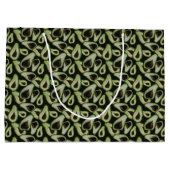 Avocado Hue Groene Cadeautas (Achterkant)