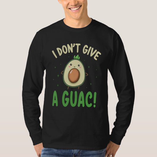 Avocado  I Don t Give A Guac  Vegan T-shirt (Voorkant)
