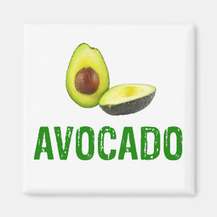 Avocado, ik hou van avocado magneet