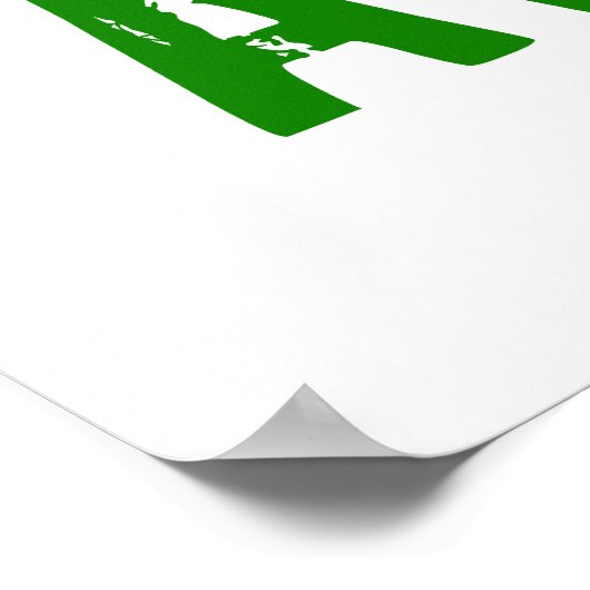 Avocado, ik hou van avocado poster (Hoek)