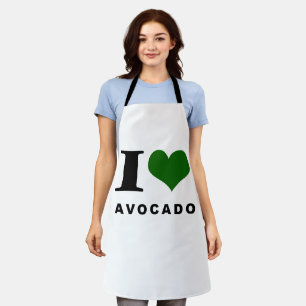Avocado, ik hou van avocado schort