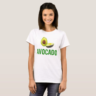 Avocado, ik hou van avocado t-shirt