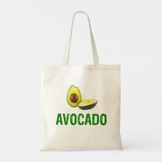 Avocado, ik hou van avocado tote bag (Achterkant)