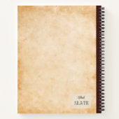  avocado illustratie gepersonaliseerde comp notitieboek (Achterkant)