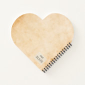 Avocado-illustratie Notitieboek (Achterkant)