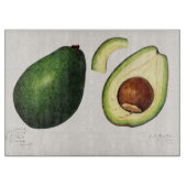Avocado Illustratie Snijplank (Voorkant)