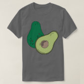 Avocado-illustratie T-shirt (Design voorkant)